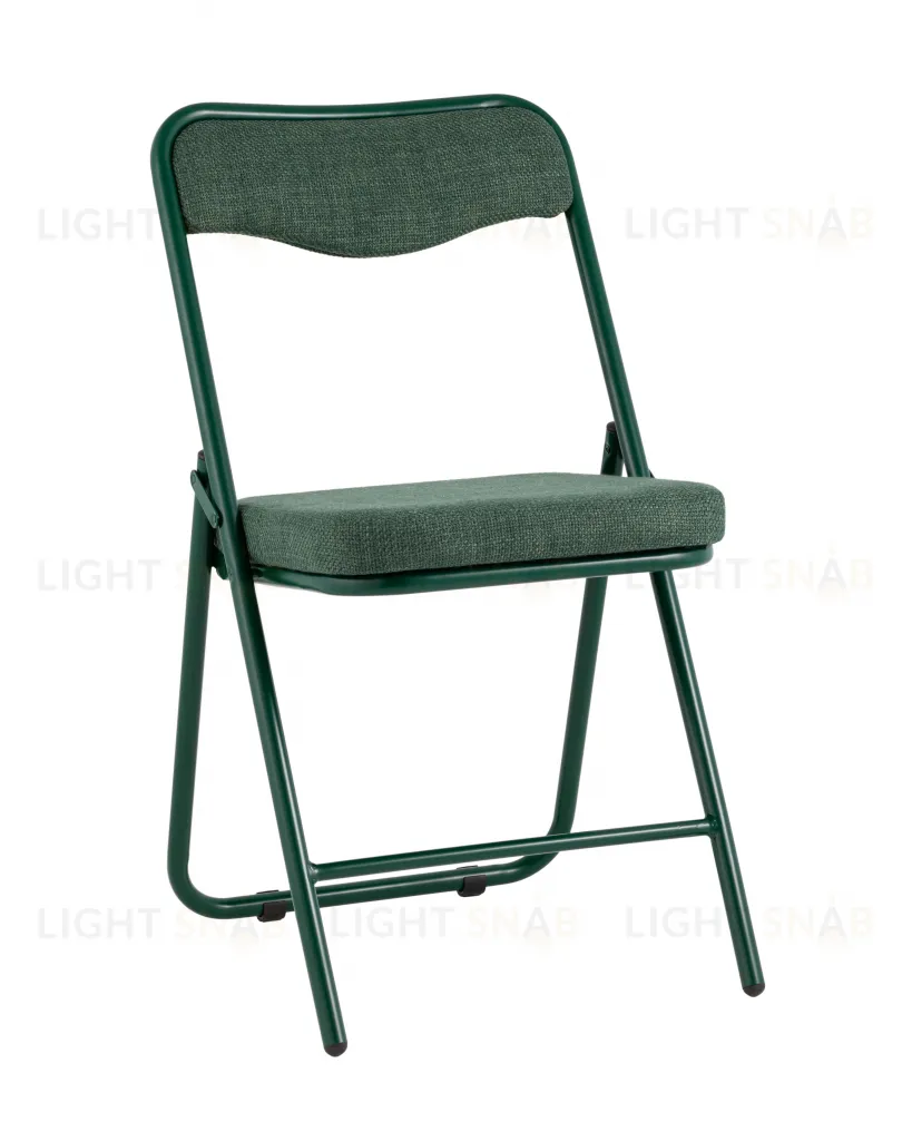 Стул складной Джонни рогожка зеленая каркас зеленый УТ000039509