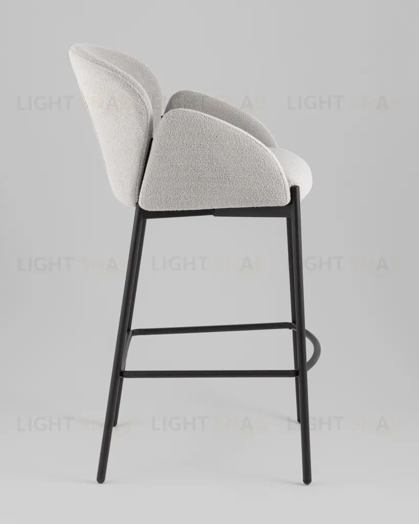 Стул барный Melia светло-серый УТ000040516