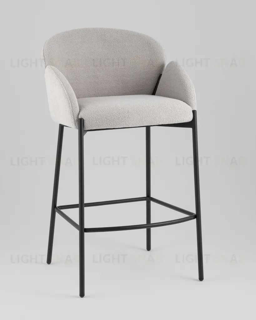 Стул барный Melia светло-серый УТ000040516