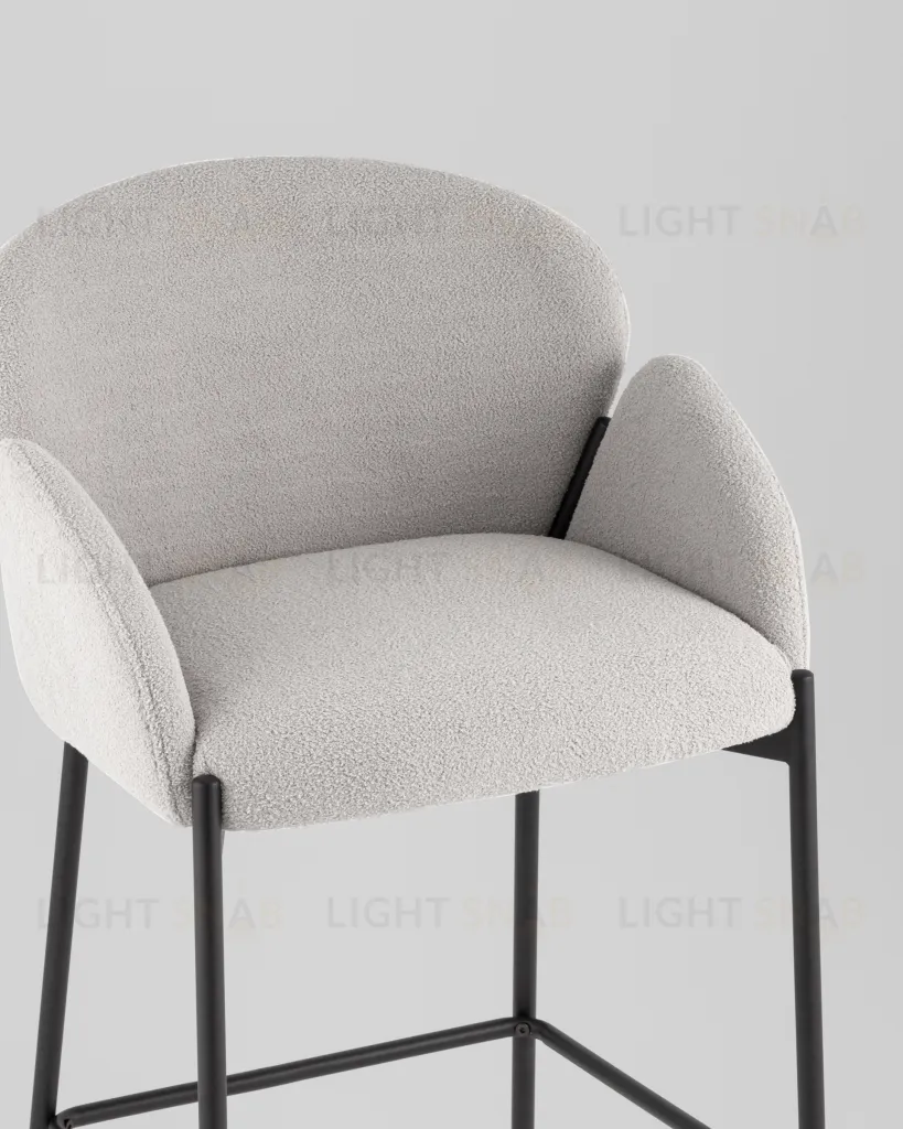 Стул барный Melia светло-серый УТ000040516