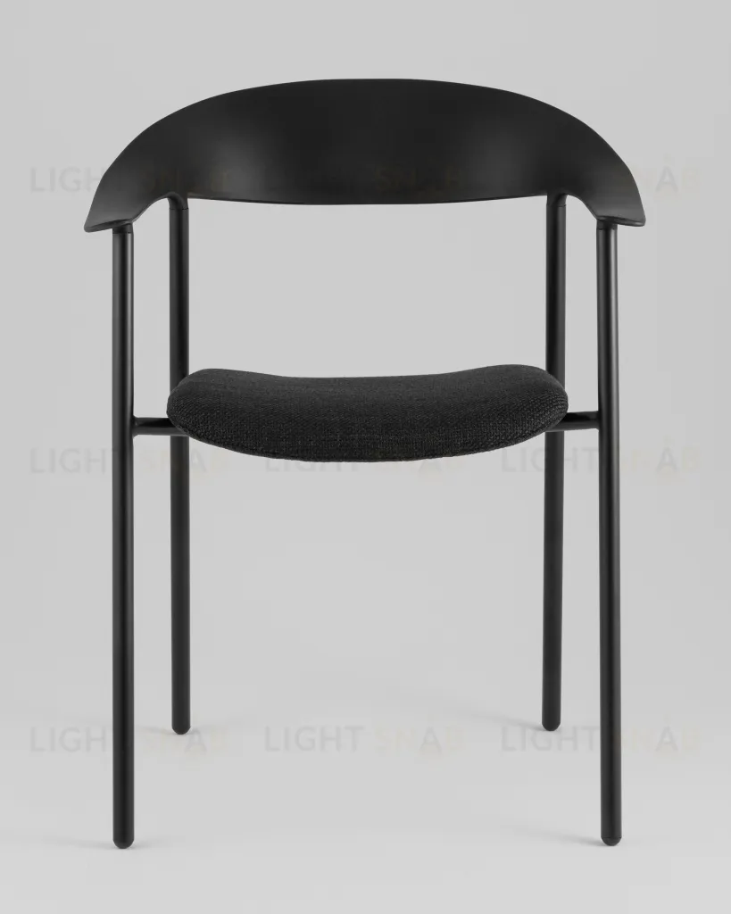 Стул Eila с подушкой пластик черный УТ000039776