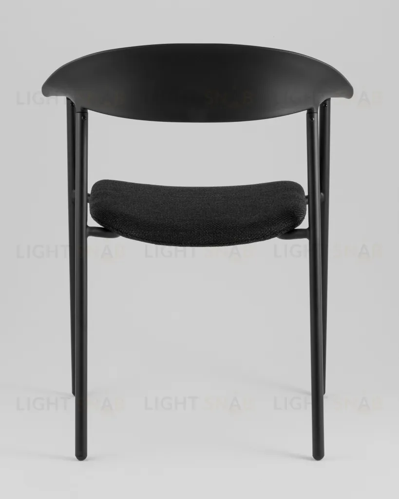 Стул Eila с подушкой пластик черный УТ000039776