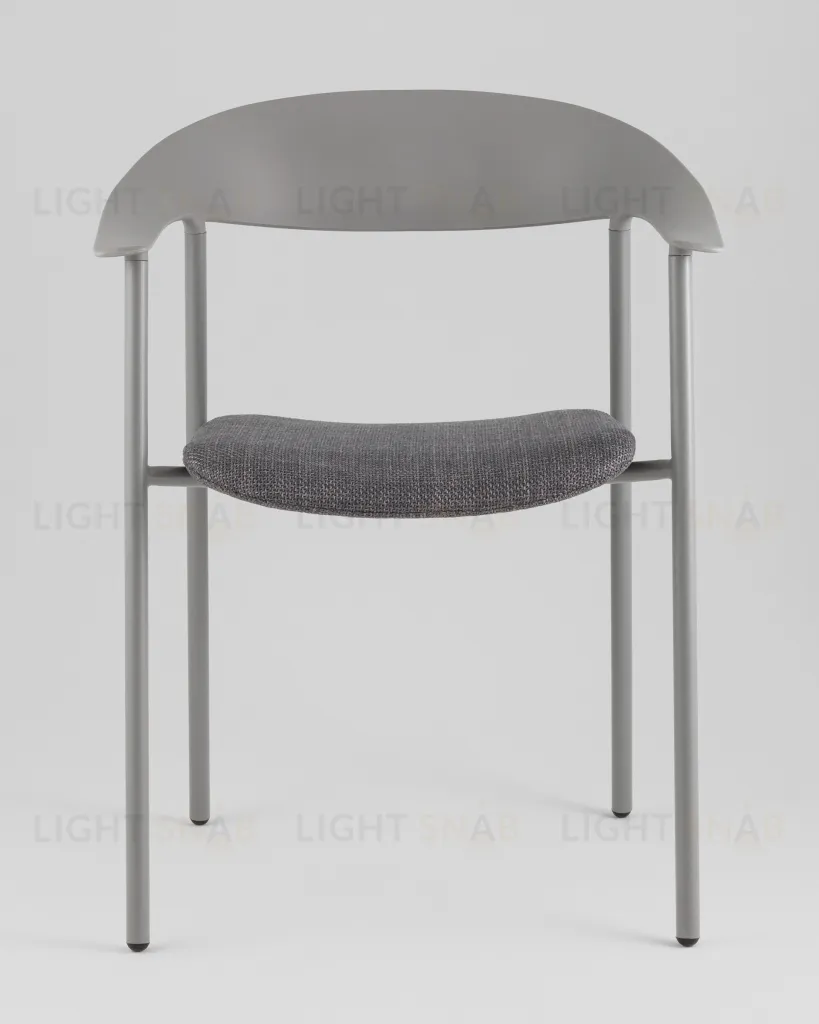 Стул Eila с подушкой пластик серый УТ000039777