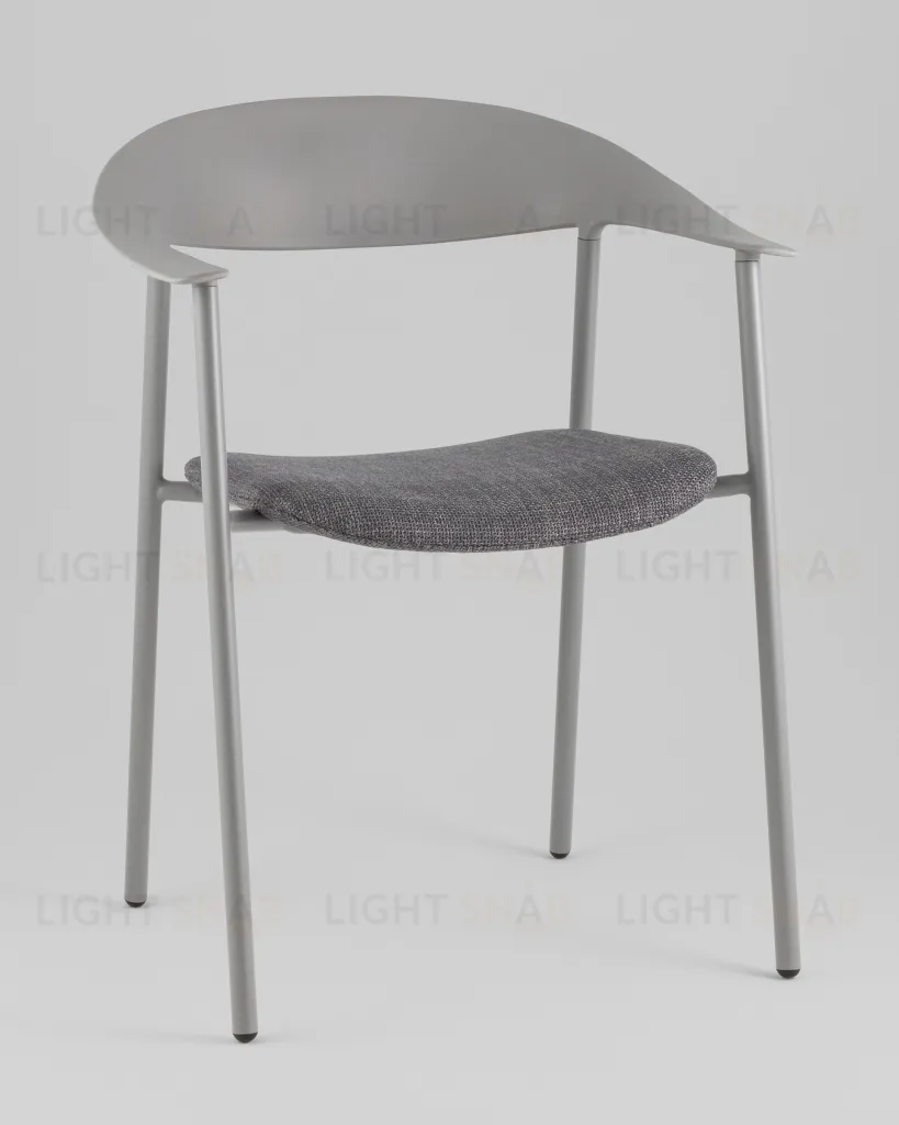 Стул Eila с подушкой пластик серый УТ000039777