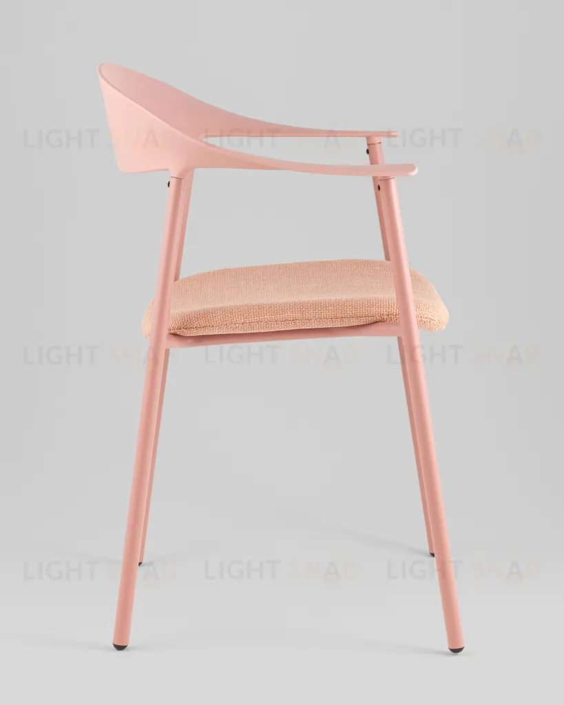 Стул Eila с подушкой пластик розовый УТ000039780