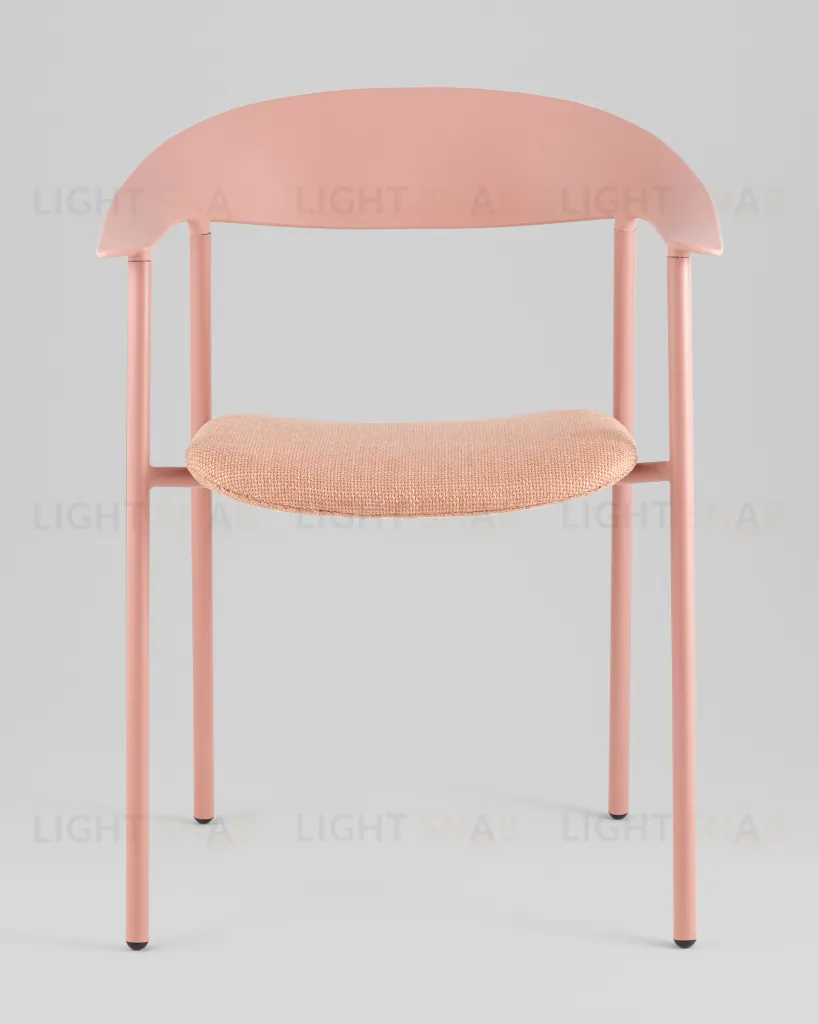 Стул Eila с подушкой пластик розовый УТ000039780