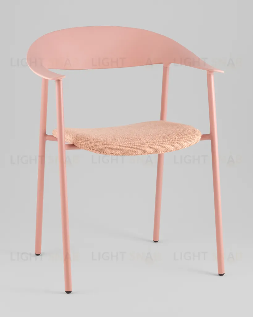 Стул Eila с подушкой пластик розовый УТ000039780