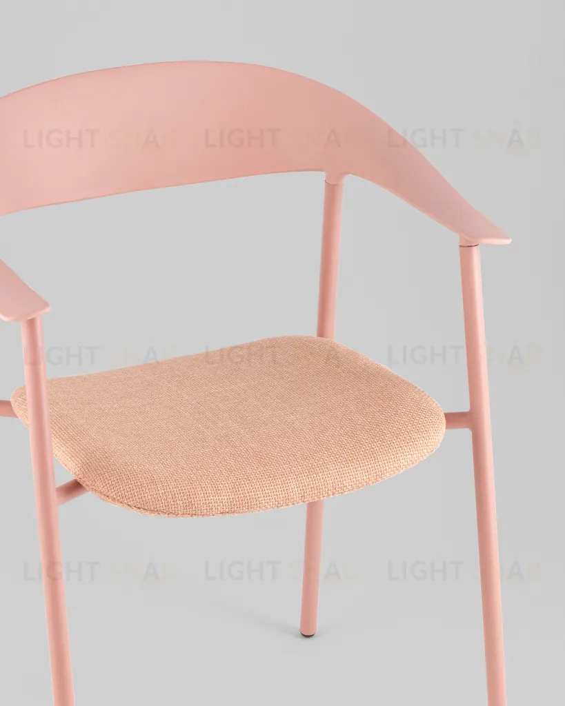 Стул Eila с подушкой пластик розовый УТ000039780