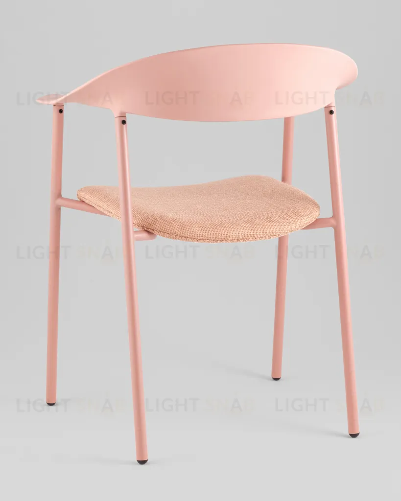 Стул Eila с подушкой пластик розовый УТ000039780