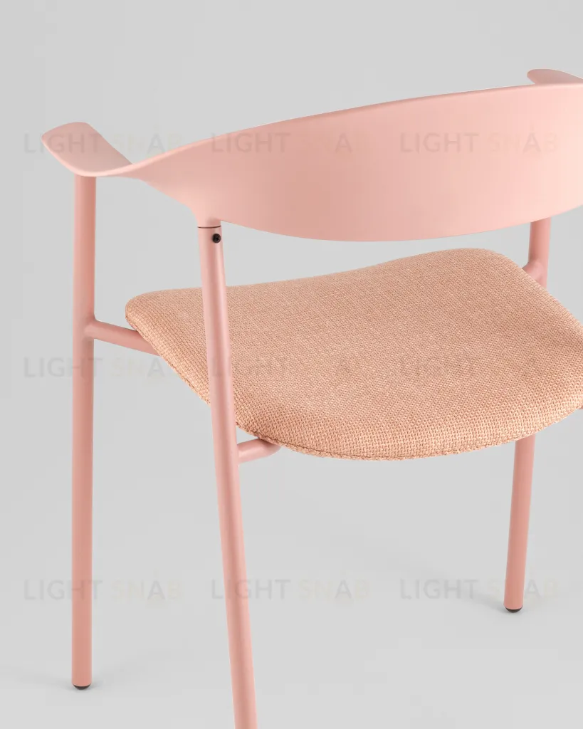 Стул Eila с подушкой пластик розовый УТ000039780