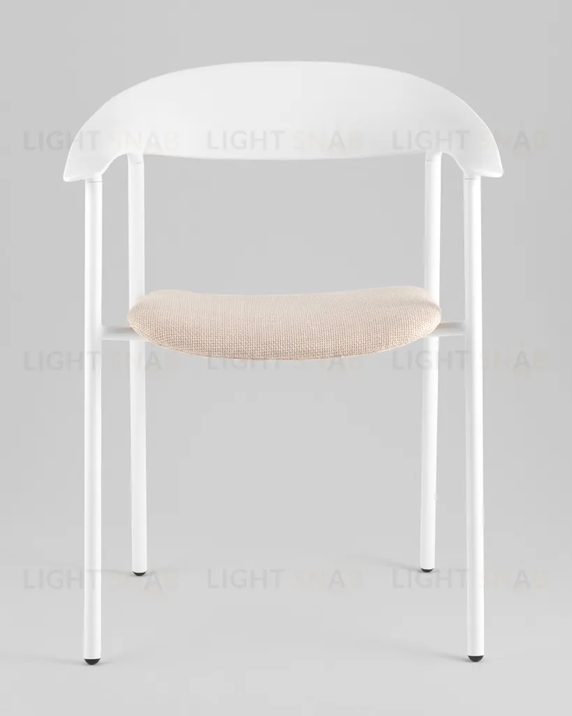 Стул Eila с подушкой пластик белый УТ000039779