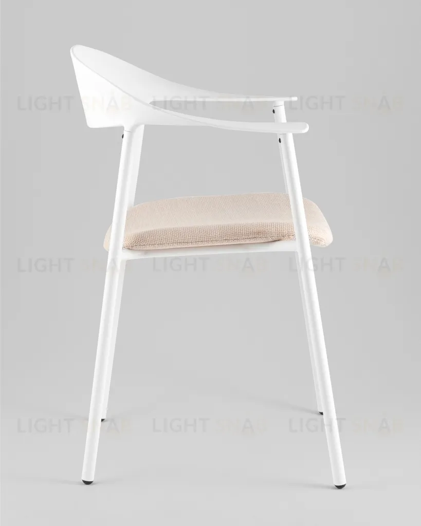 Стул Eila с подушкой пластик белый УТ000039779