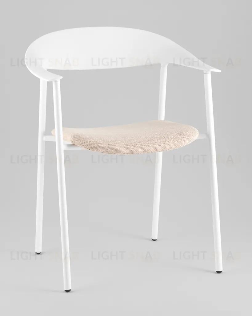 Стул Eila с подушкой пластик белый УТ000039779
