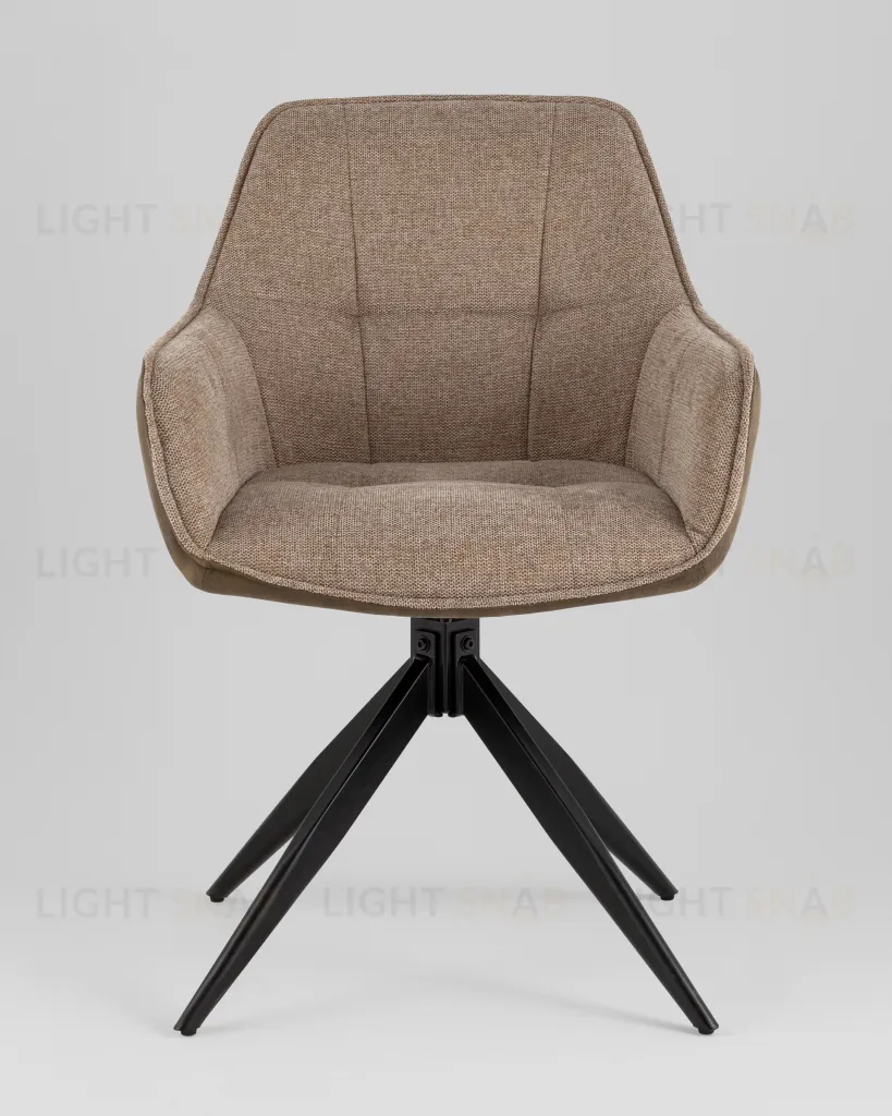 Стул обеденный Alba экокожа коричневый УТ000039272