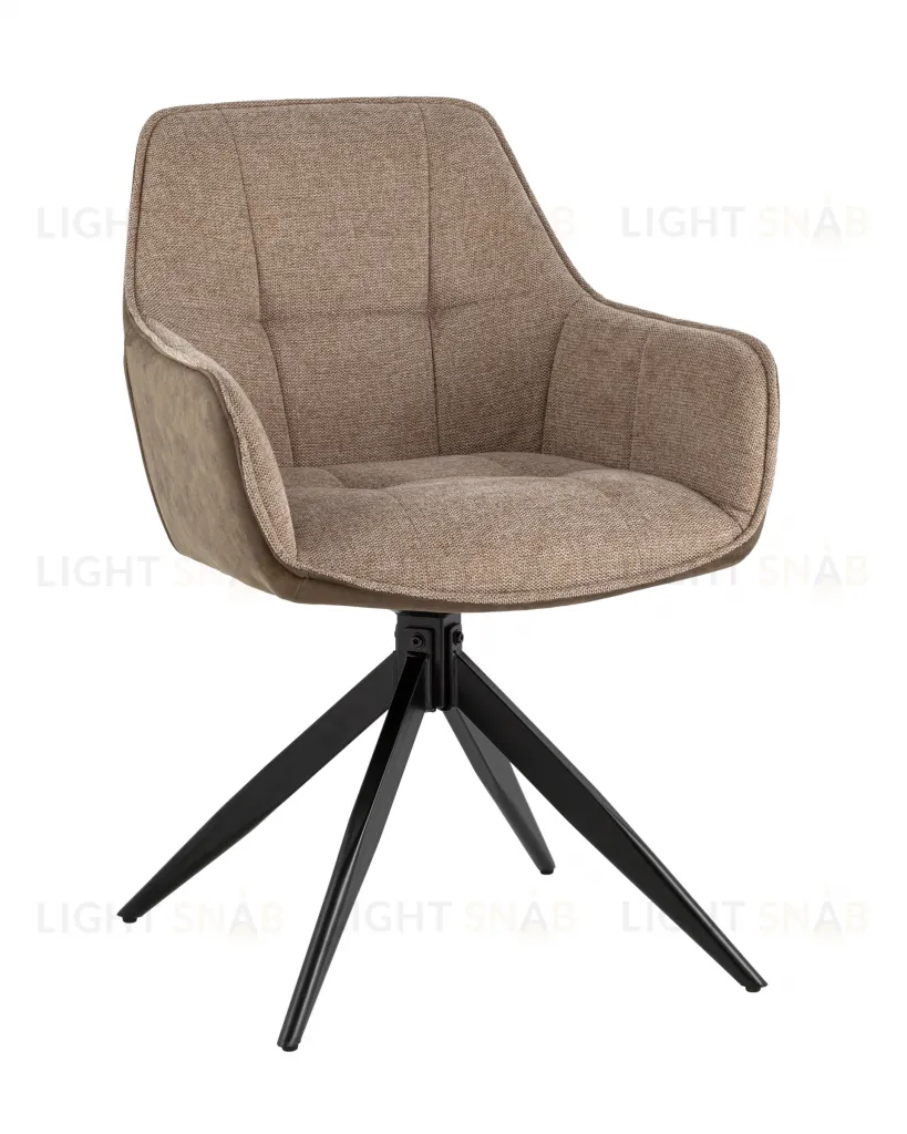 Стул обеденный Alba экокожа коричневый УТ000039272