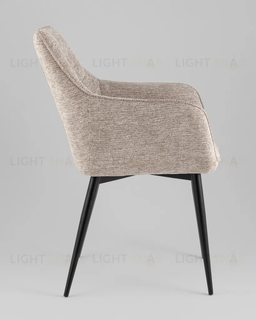 Стул обеденный Lynet рогожка светло-коричневый УТ000039280