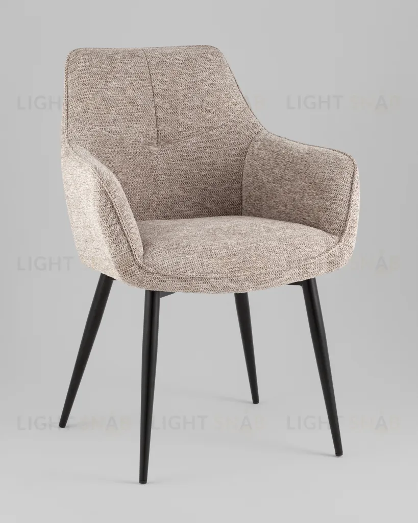 Стул обеденный Lynet рогожка светло-коричневый УТ000039280