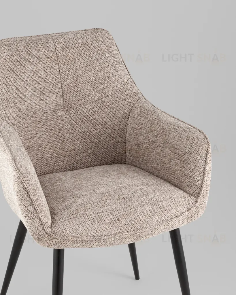 Стул обеденный Lynet рогожка светло-коричневый УТ000039280