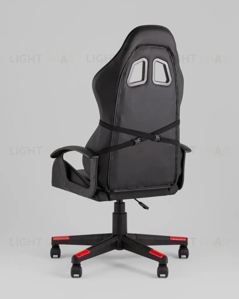 Кресло спортивное TopChairs Warden черно-красный УТ000039484