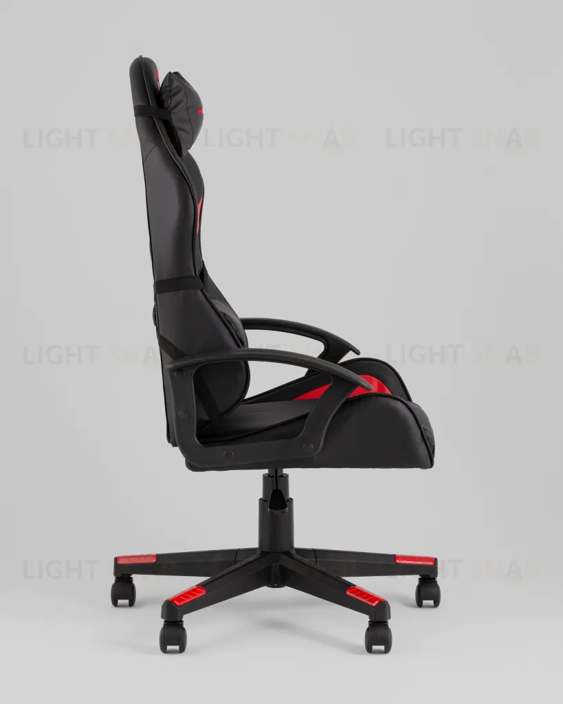 Кресло спортивное TopChairs Warden черно-красный УТ000039484