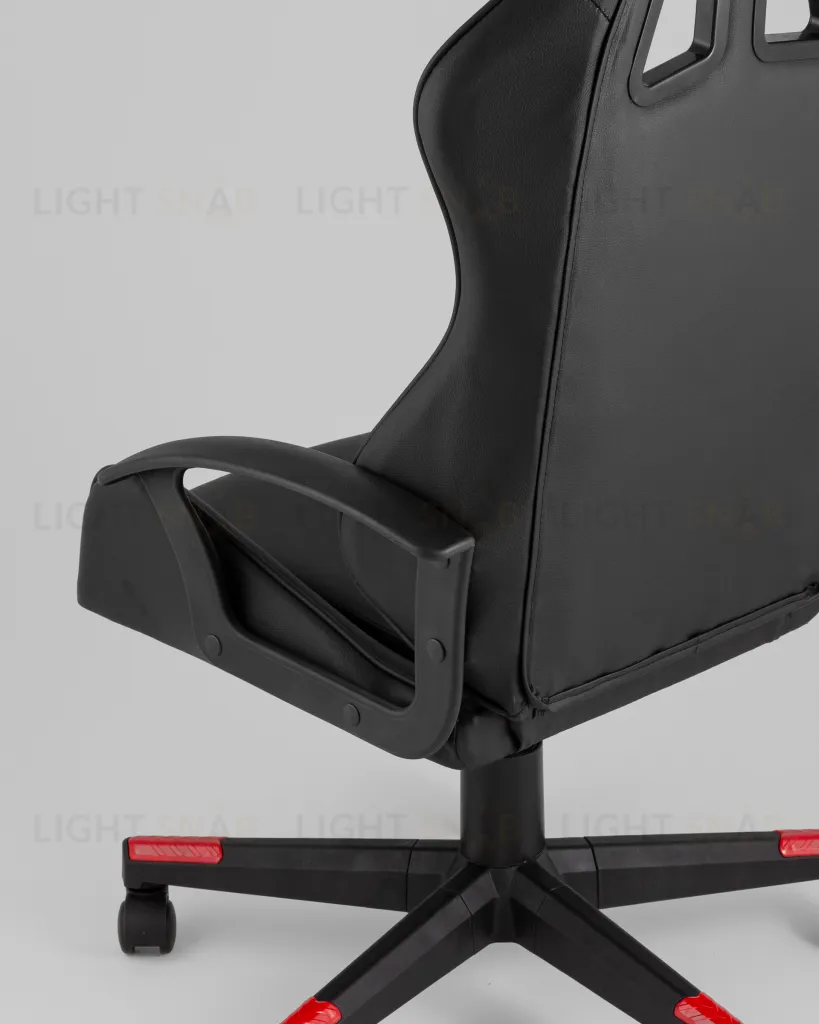 Кресло спортивное TopChairs Warden черно-красный УТ000039484