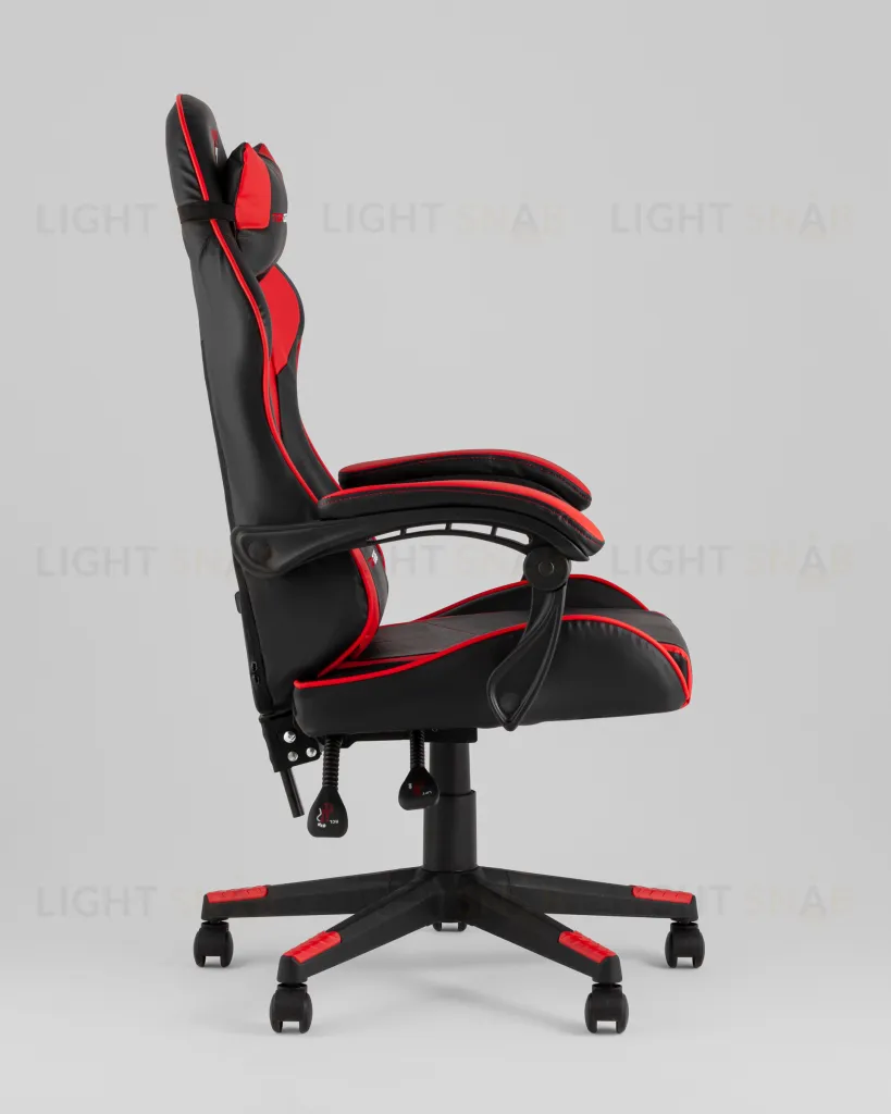 Кресло спортивное TopChairs Shadow черно-красный УТ000039459