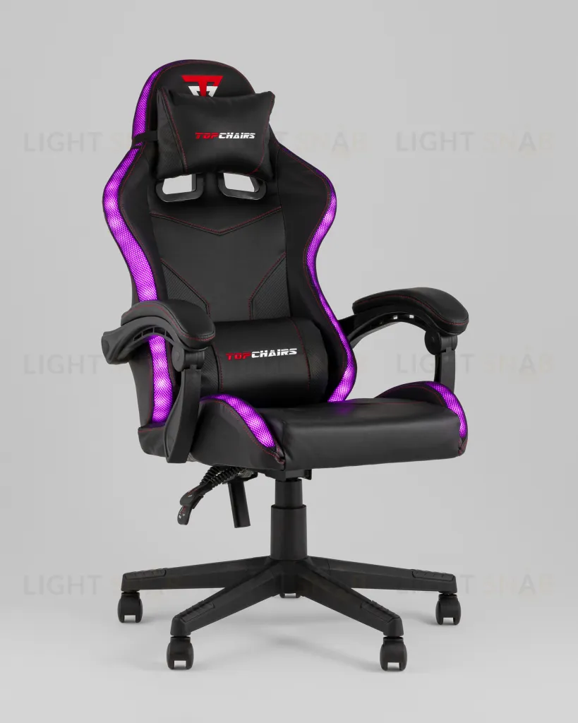 Кресло спортивное TopChairs Druid черный УТ000039467