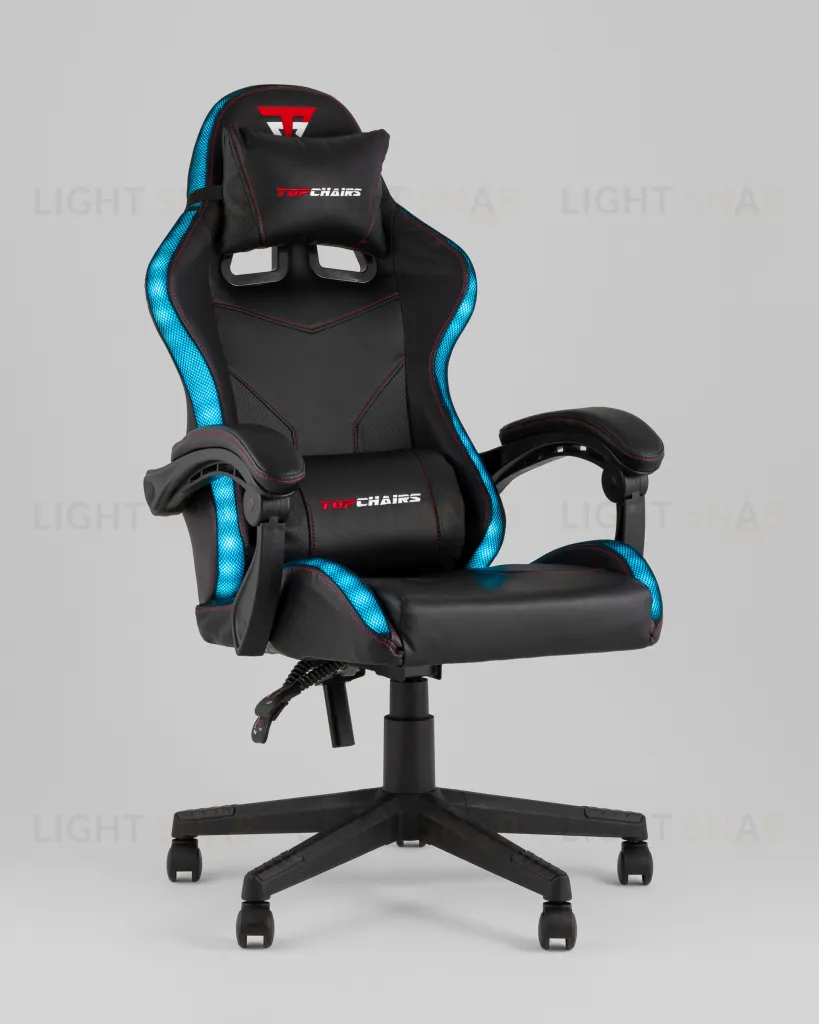 Кресло спортивное TopChairs Druid черный УТ000039467