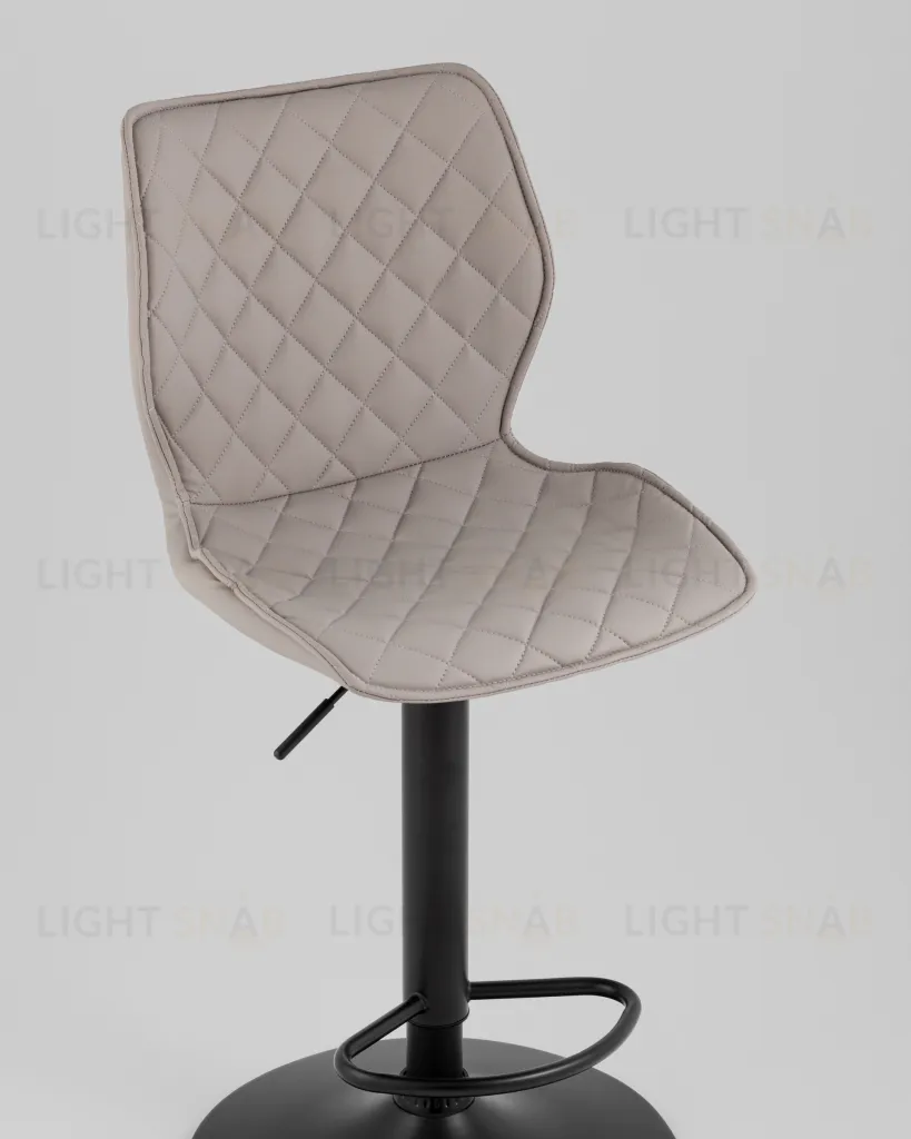 Стул барный Dome экокожа серый 2 шт УТ000039936