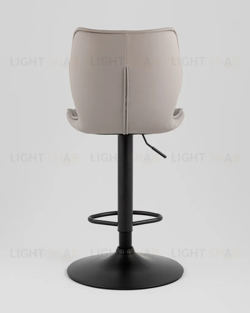 Стул барный Dome экокожа серый 2 шт УТ000039936