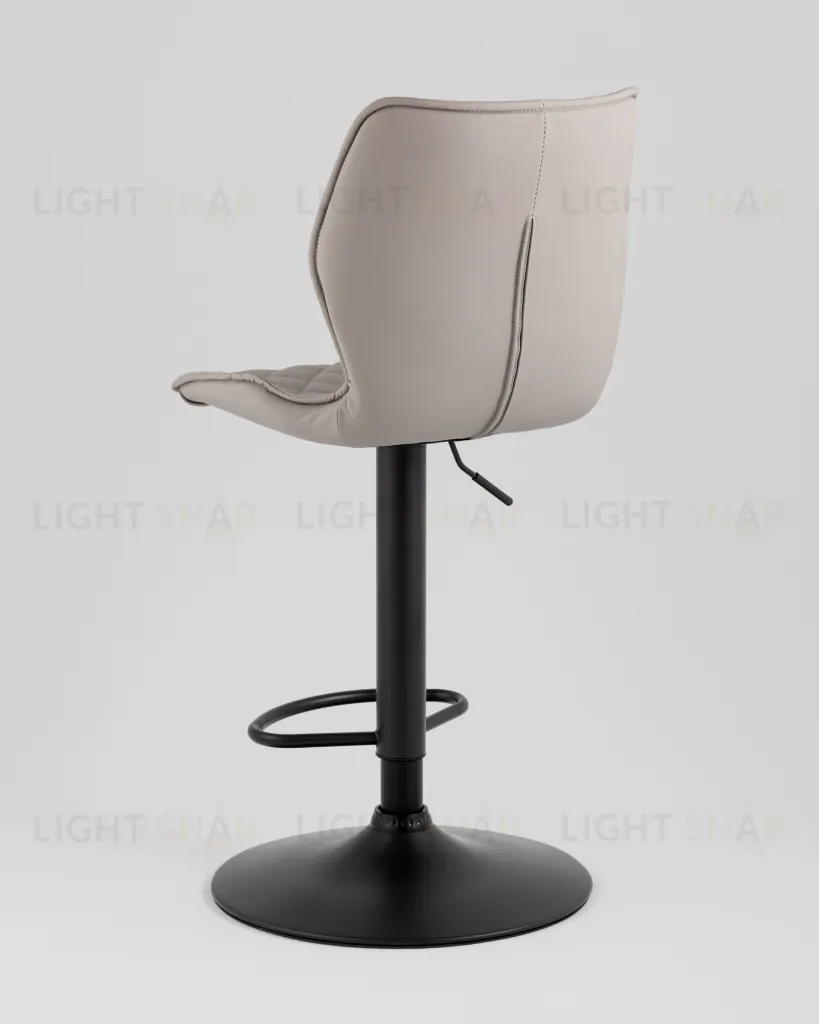 Стул барный Dome экокожа серый 2 шт УТ000039936