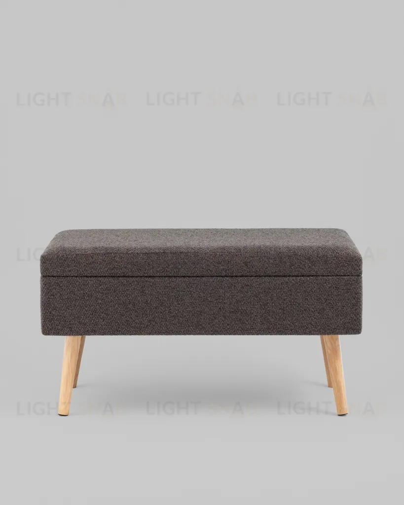 Банкетка Сторми с ящиком темно-серый УТ000039384