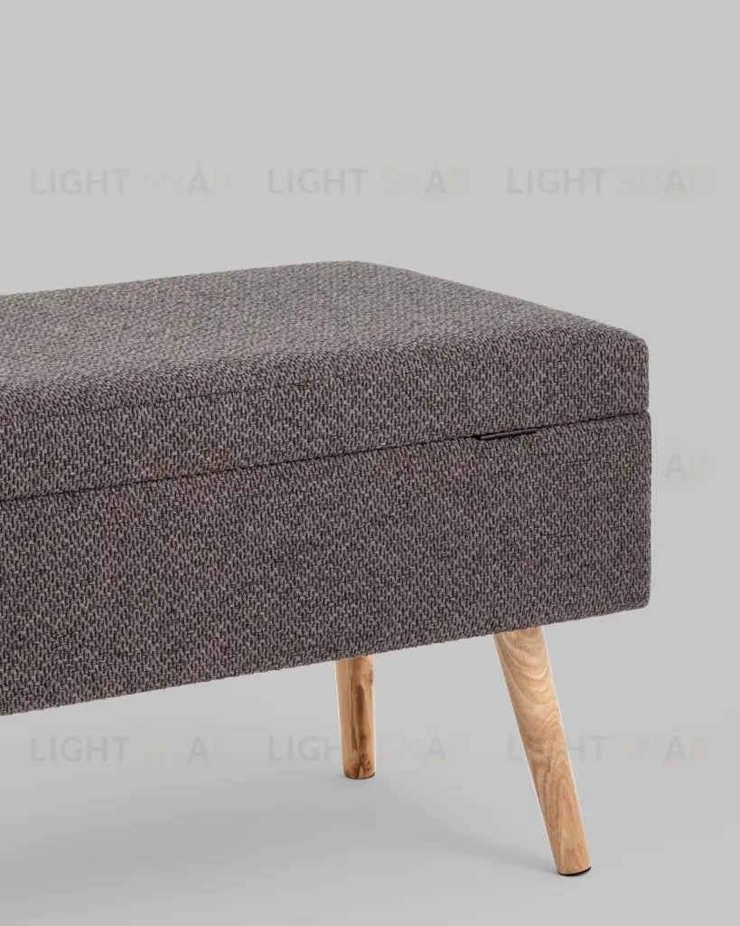 Банкетка Сторми с ящиком темно-серый УТ000039384