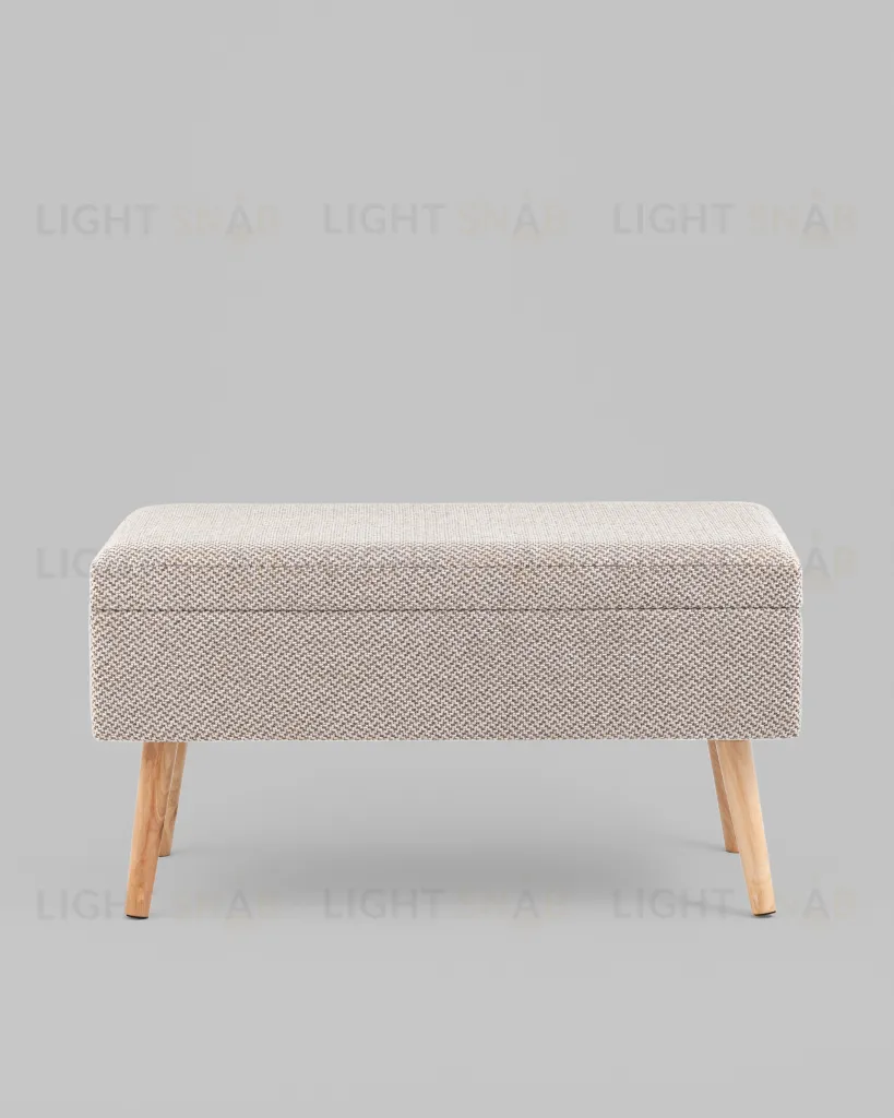 Банкетка Сторми с ящиком серый УТ000039385