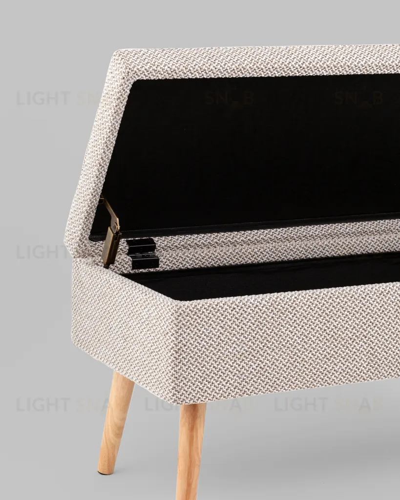 Банкетка Сторми с ящиком серый УТ000039385