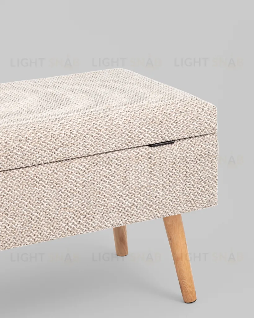 Банкетка Сторми с ящиком бежевый УТ000039388