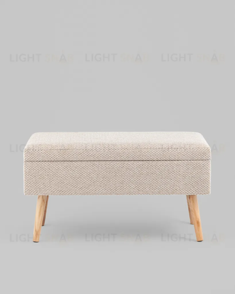 Банкетка Сторми с ящиком бежевый УТ000039388