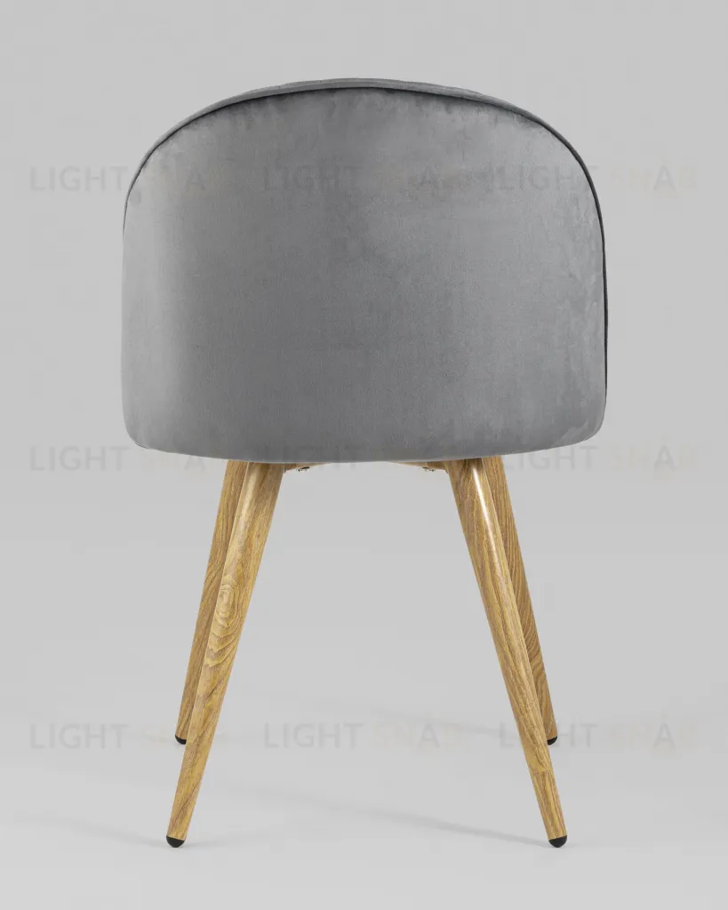 Стул Лион Страйпс велюр серый 4 шт УТ000037461