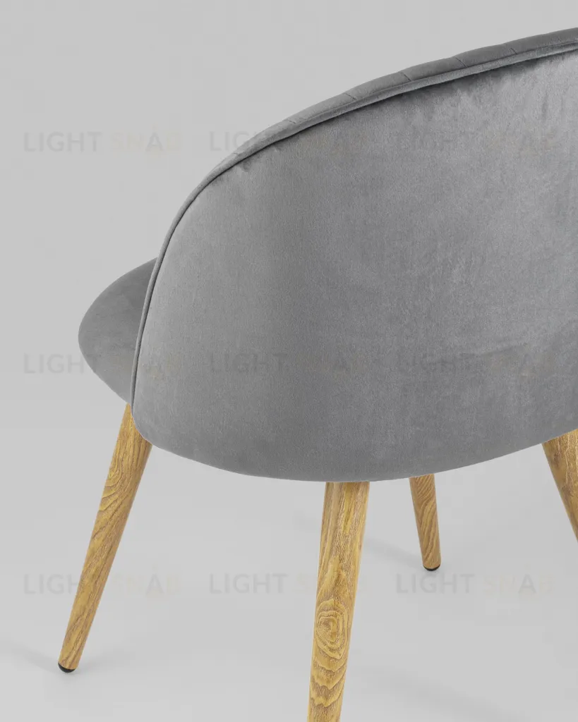 Стул Лион Страйпс велюр серый 4 шт УТ000037461