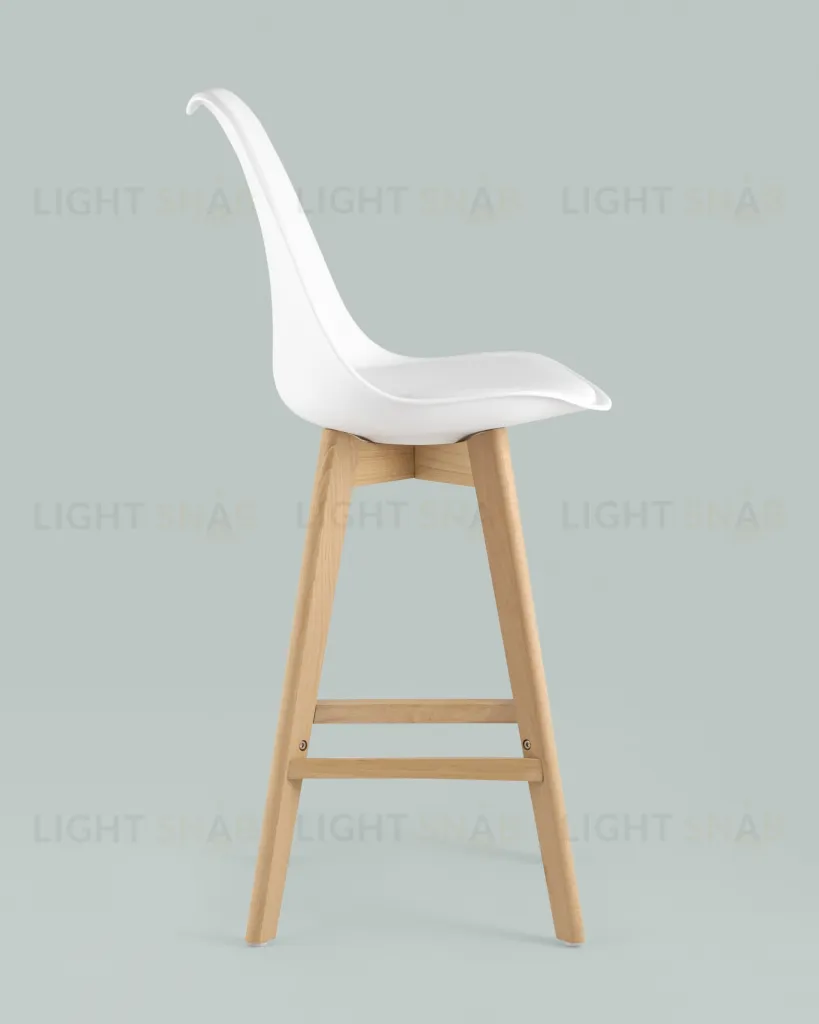 Стул барный FRANKFURT белый 4 шт УТ000038332