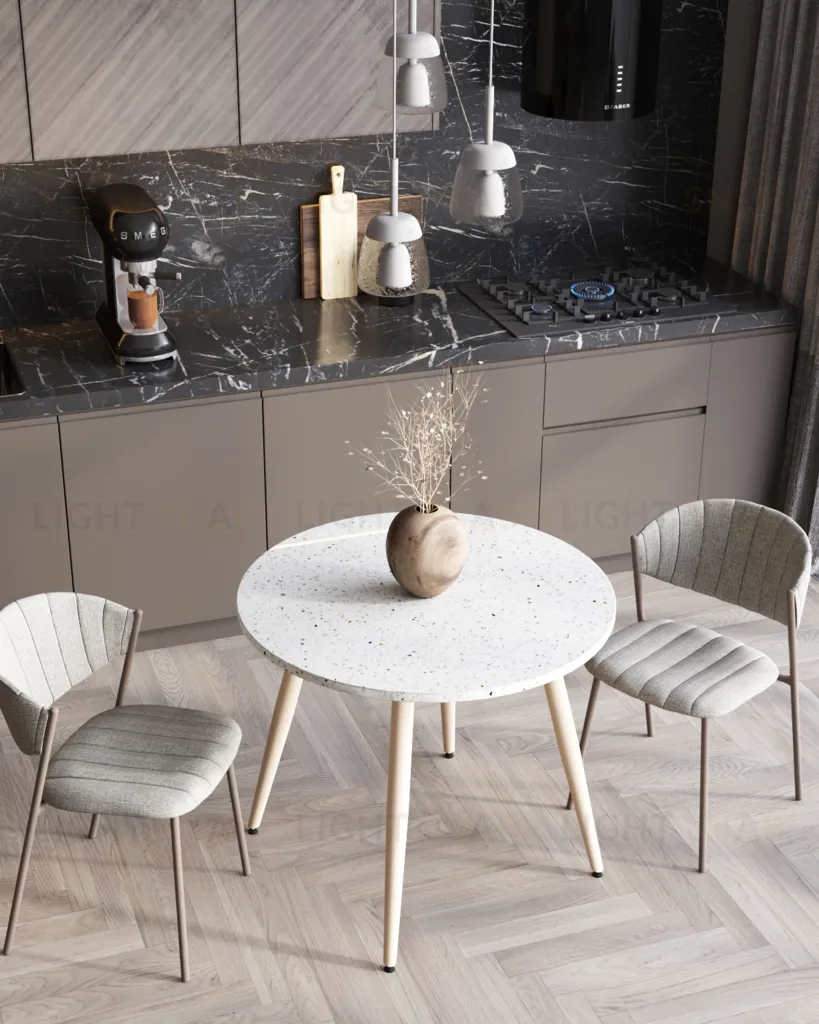 Стол обеденный Nymphaea D110 терраццо УТ000039030