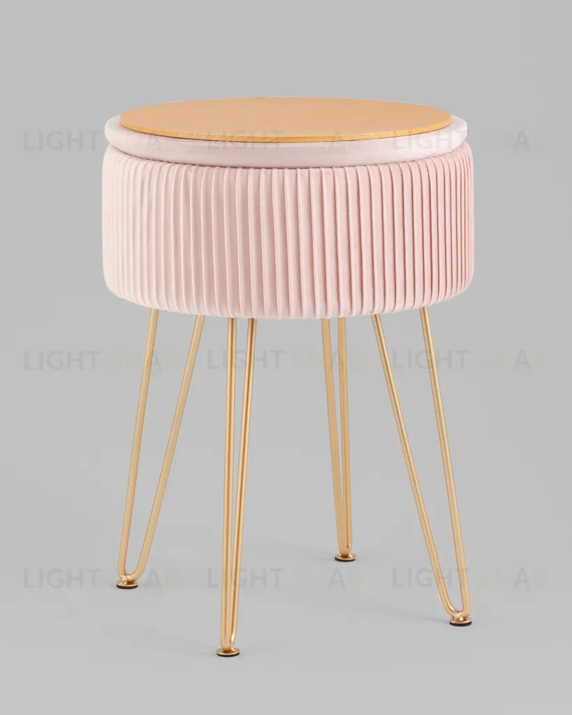 Пуф Астор светло-розовый УТ000039498