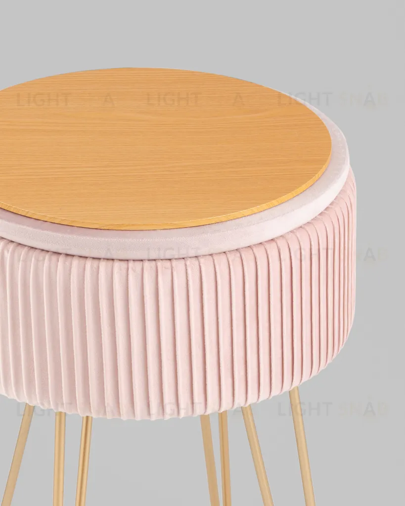 Пуф Астор светло-розовый УТ000039498