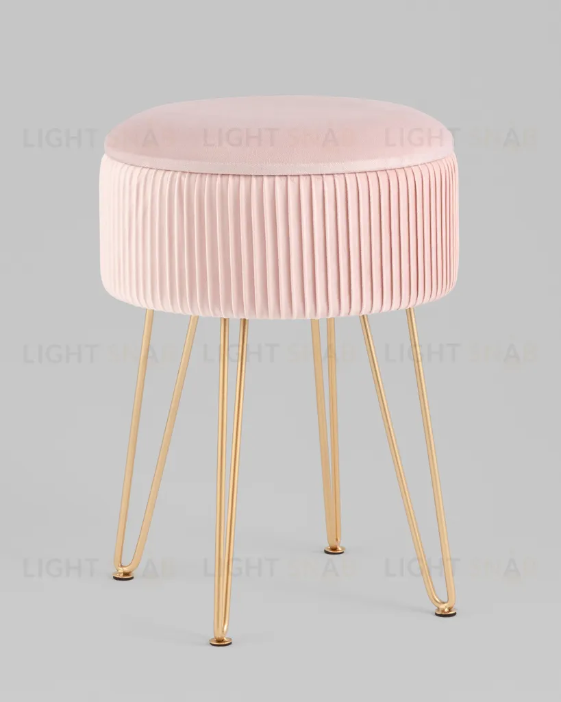 Пуф Астор светло-розовый УТ000039498