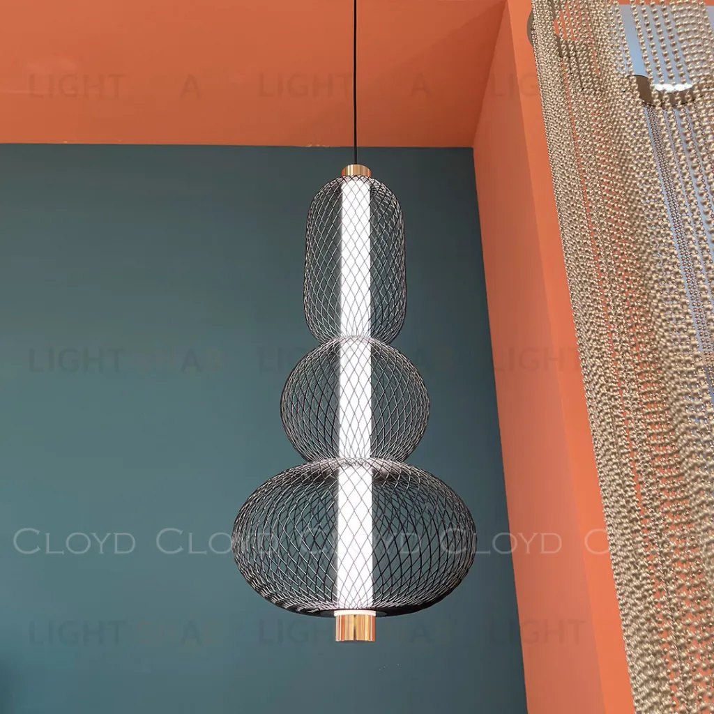  Подвесной светильник Cloyd SUPERNOVA-B P1 / выс. 50 см - черный/золото (арт.11486)  11486