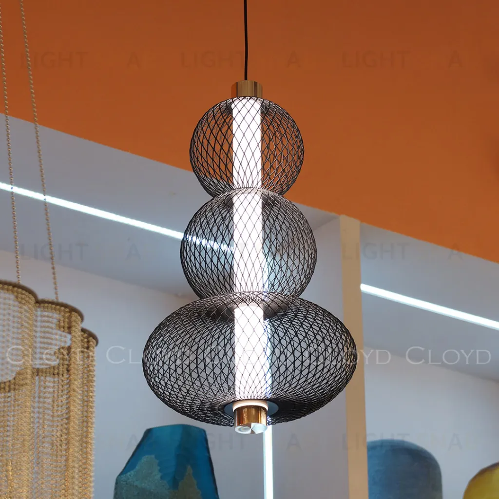  Подвесной светильник Cloyd SUPERNOVA-B P1 / выс. 40 см - черный/золото (арт.11485)  11485