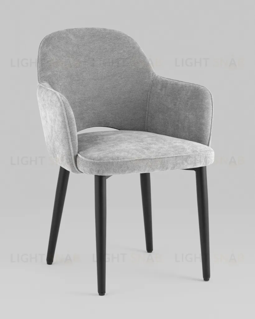 Стул Венера шенилл светло-серый УТ000039144