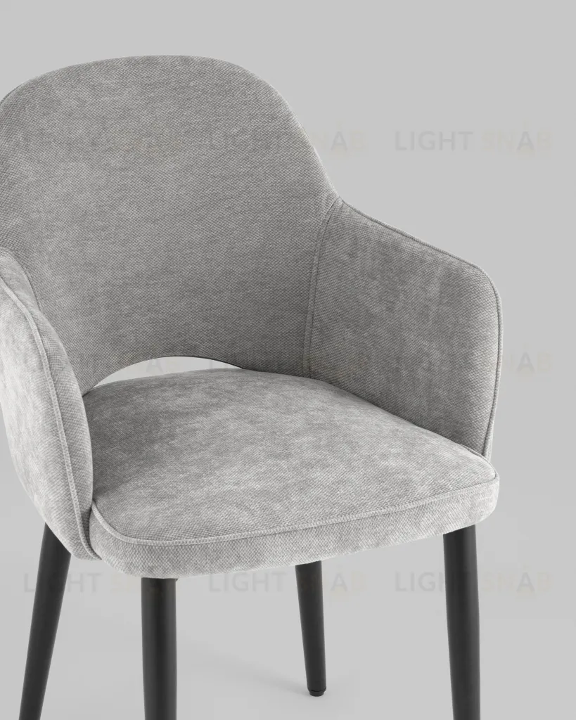 Стул Венера шенилл светло-серый УТ000039144