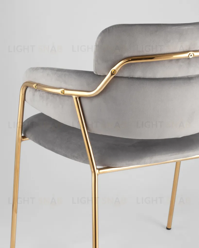 Стул Полин светло-серый 2 шт УТ000037534