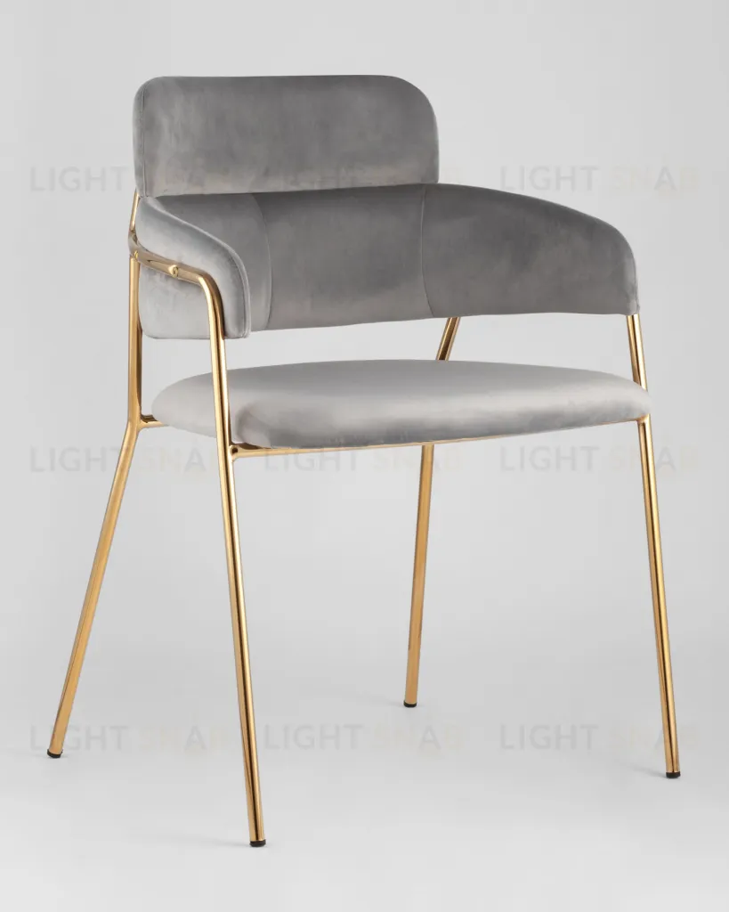 Стул Полин светло-серый 2 шт УТ000037534